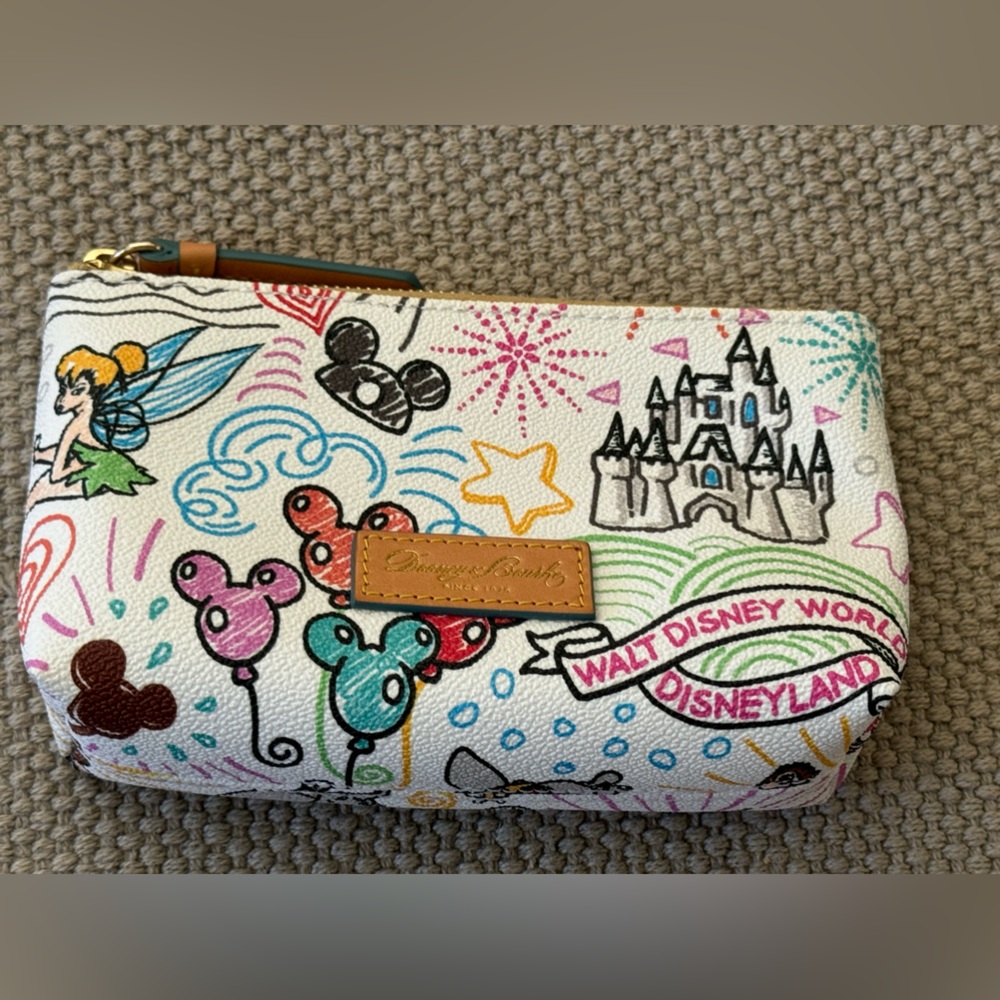 Dooney and Bourke Disney Sketch NEW no tags NEVER USED! Cosmetic bag